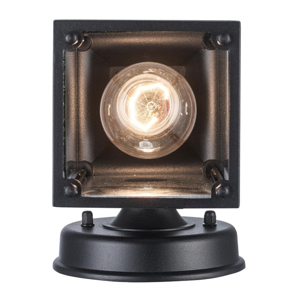 GpLuMy Lighting 40455 BK Traditional One Wall Lantern Outdoor-Post-Lights, Black