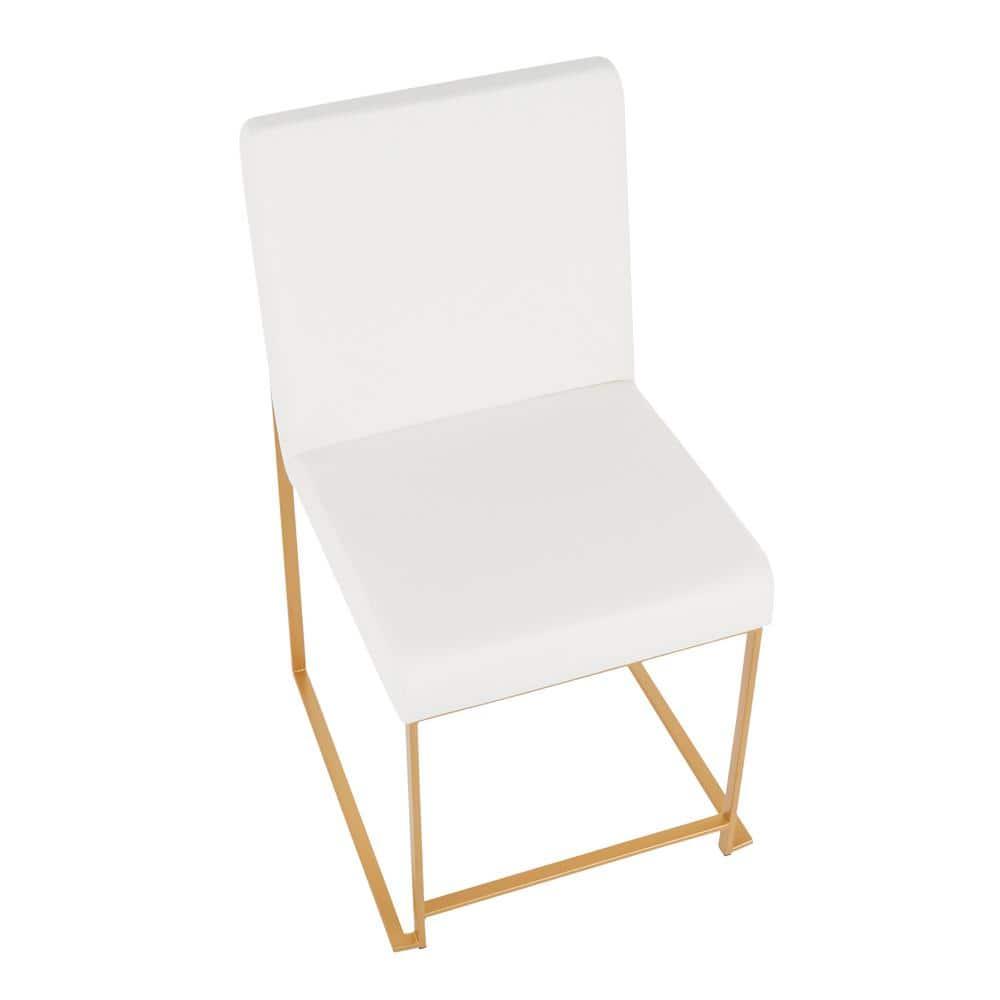 Everly Quinn Gradin Faux Leather Side Chair (Set of 2)