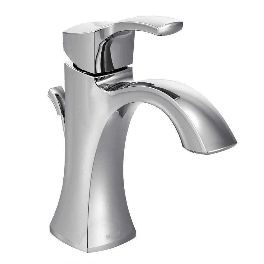 Moen Voss Single Hole Bathroom Faucet with Drain Assembly