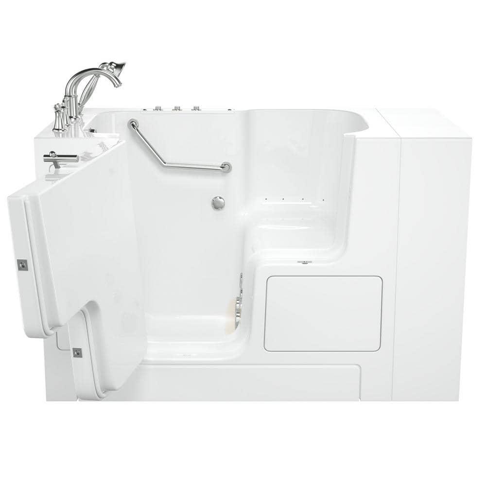 52'' x 32'' Walk-in Fiberglass Bathtub with Faucet