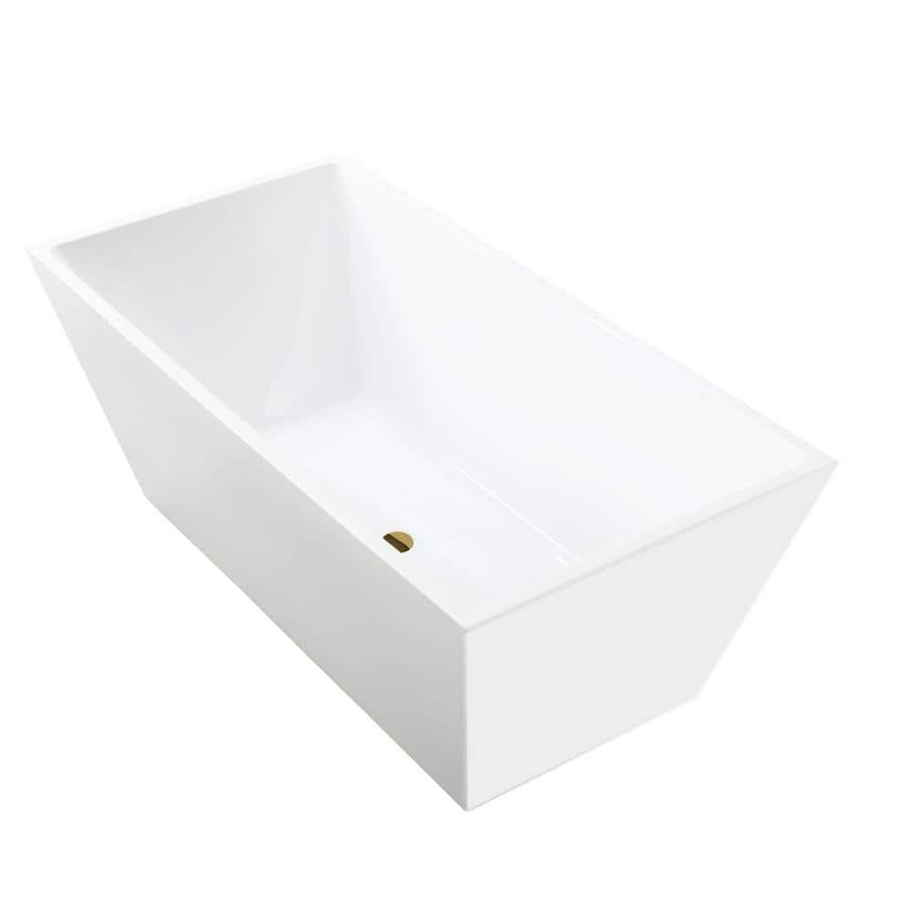 Chloe Freestanding Soaking Acrylic Bathtub