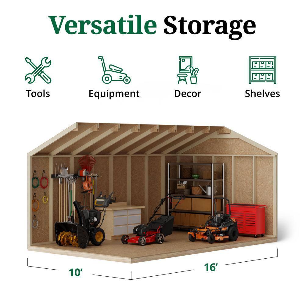 Little Cottage Co. Value Workshop Outdoor Wood Storage Shed & Reviews | Wayfair