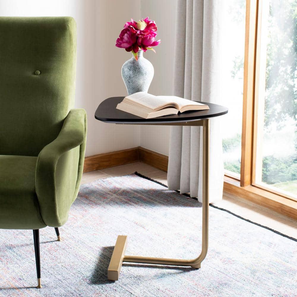 Kaiya C-Table - ACC3703A - Black/Gold - Safavieh