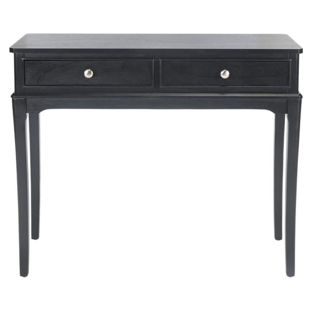Opal 2 Drawer Console Table - CNS5726B - Black - Safavieh