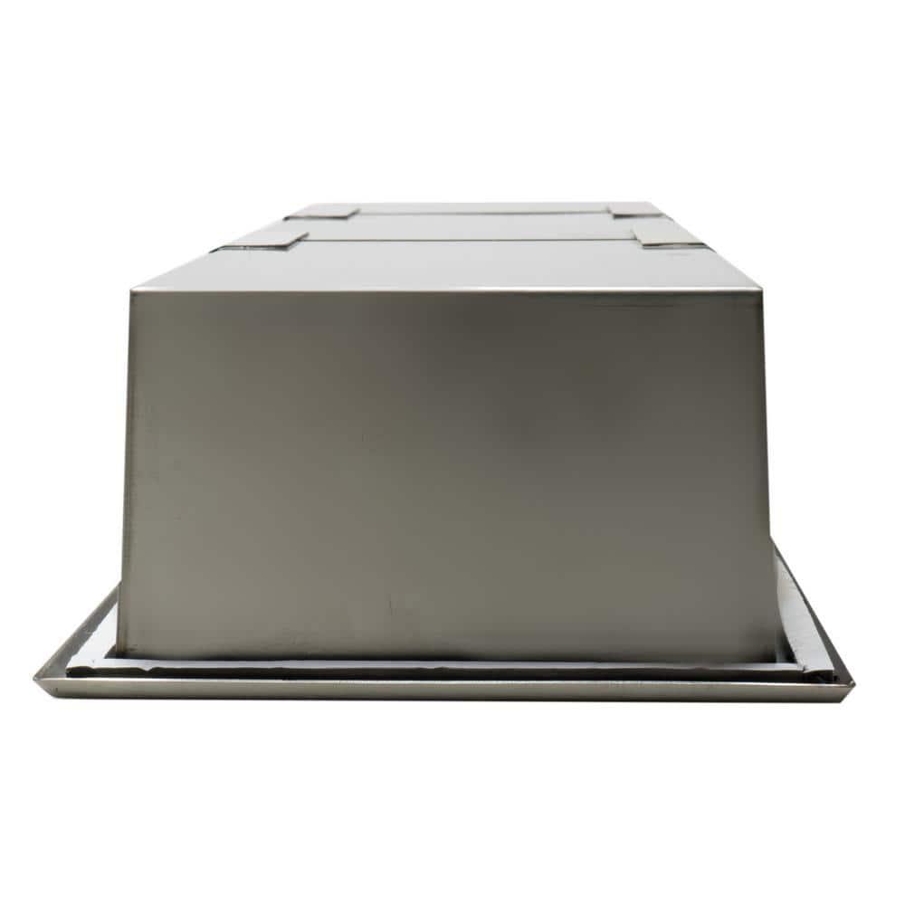 Vertical Stainless Steel Triple Shower Niche