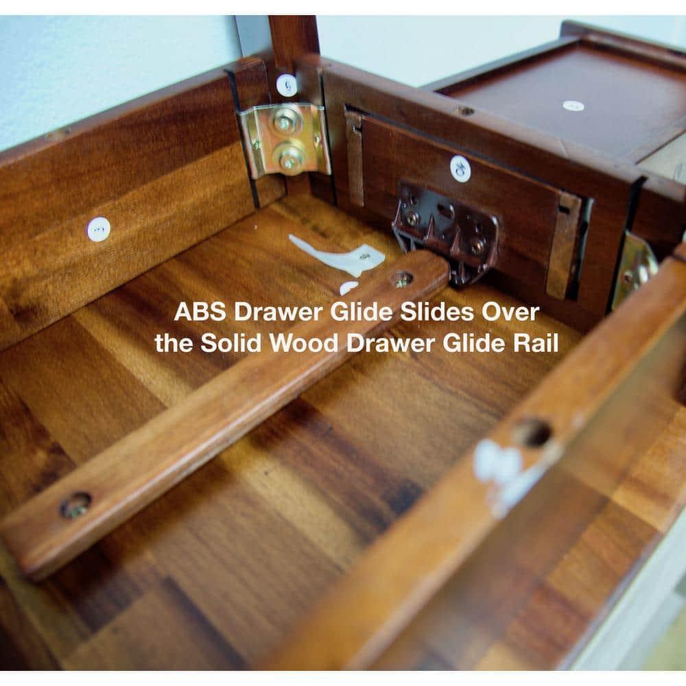 Casual Contemporary Living Solid Acacia Console Table with Drawer & Bottom Shelf- Mahogany