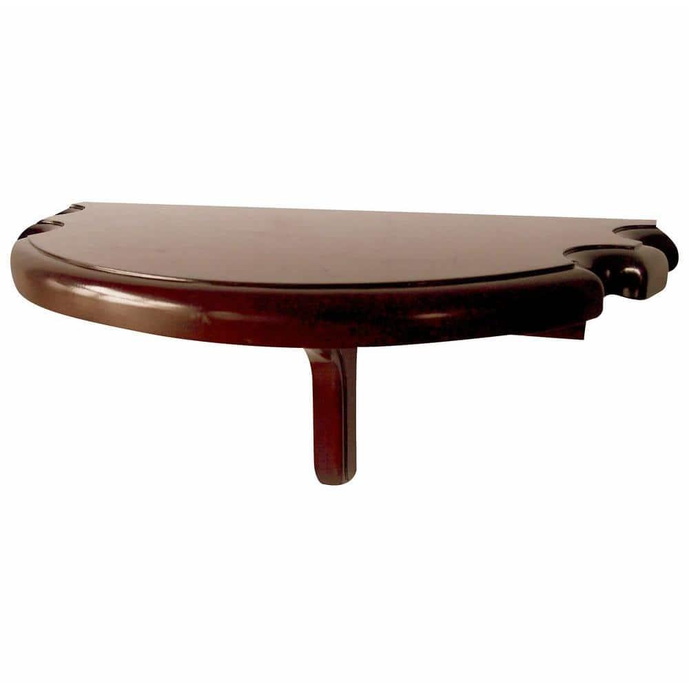 Hathaway Games Premium Half Moon Pool Cue Wall Shelf