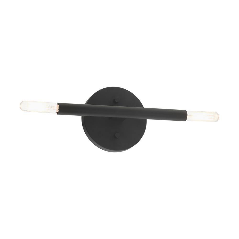 Livex Lighting Copenhagen 2 - Light Wall Light in  Black