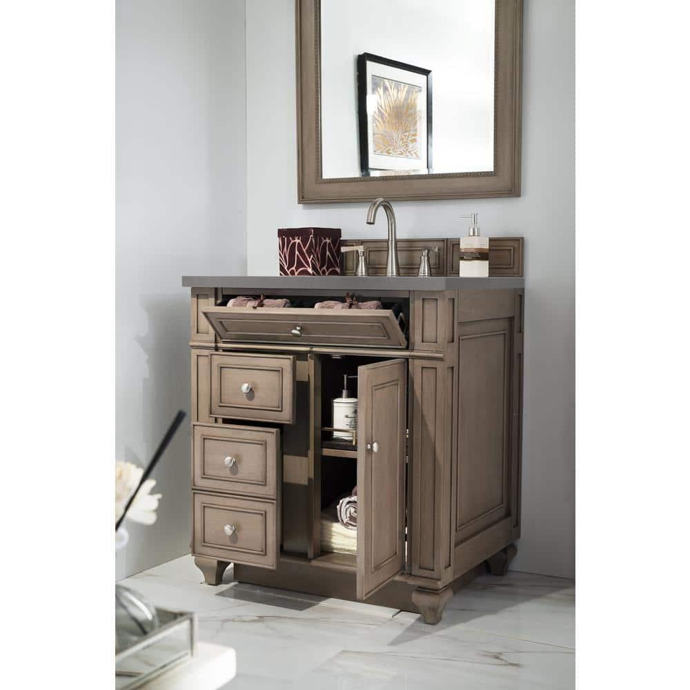 James Martin Vanities 157-V30 Bristol 30" Single Basin Hardwood Vanity Cabinet Only - Wood
