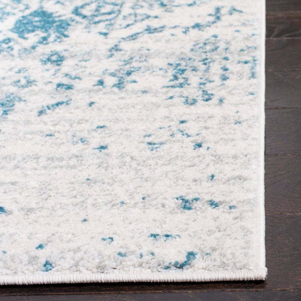 Madison MAD603 Power Loomed Indoor Area Rug - Teal/Ivory - 5'3"x7'6" - Safavieh