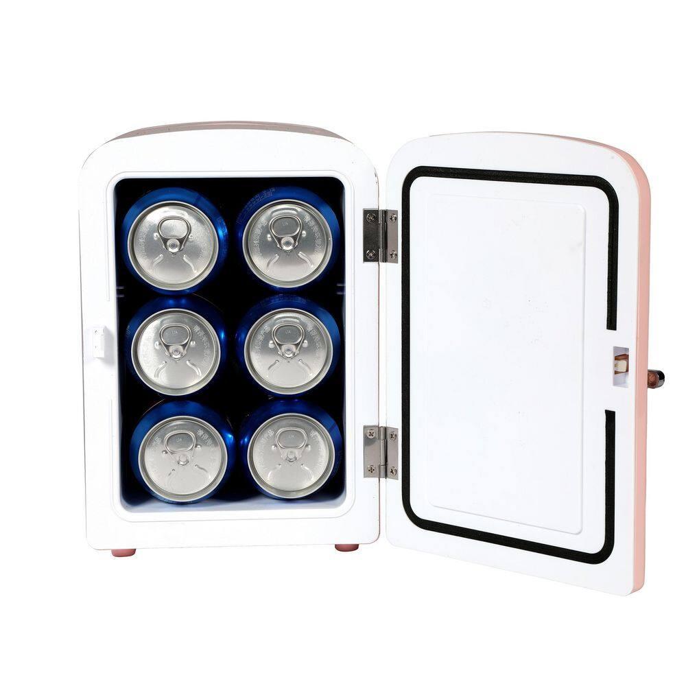 Frigidaire Retro Mini Fridge Cooler, Holds Up to 9 Cans, Portable Fridge for Car, Office, Bedroom, Dorm Room