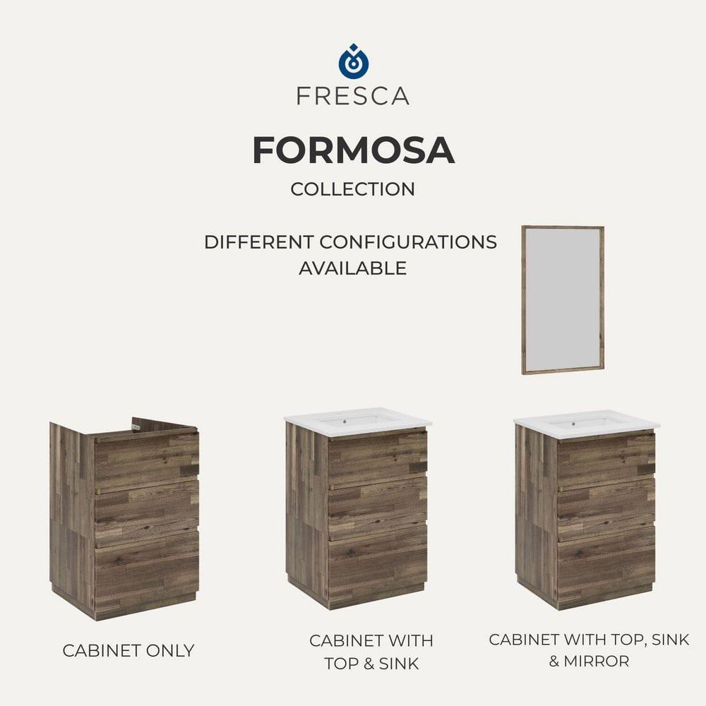 Fresca Formosa 35" Free-Standing Single Sink Bathroom Vanity Base Only
