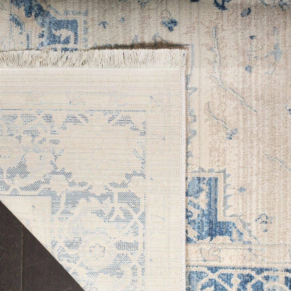 Vintage Persian VTP447 Power Loomed Indoor Accent Rug - Ivory/Blue - 3'x5' - Safavieh