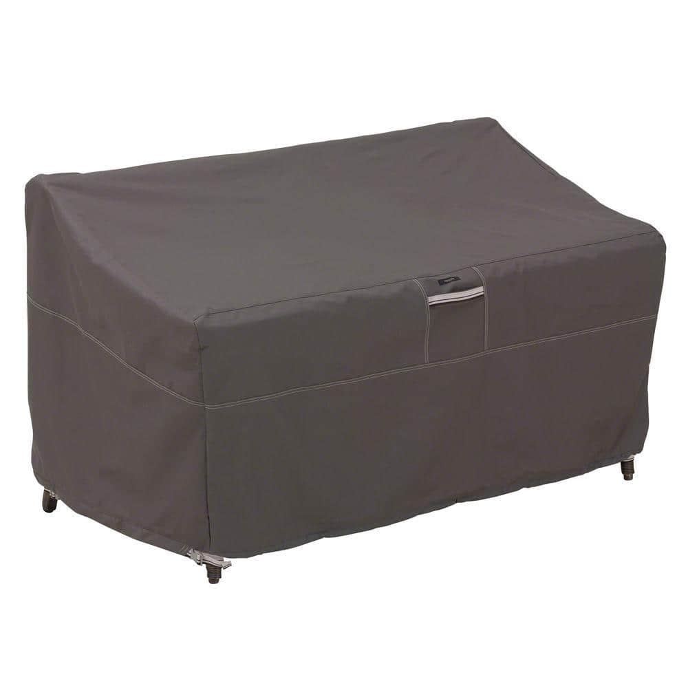 Classic Accessories Ravenna® Patio Loveseat Cover - Premium Outdoor Furniture Cover with Water Resistant Fabric, Small (55-149-025101-EC)
