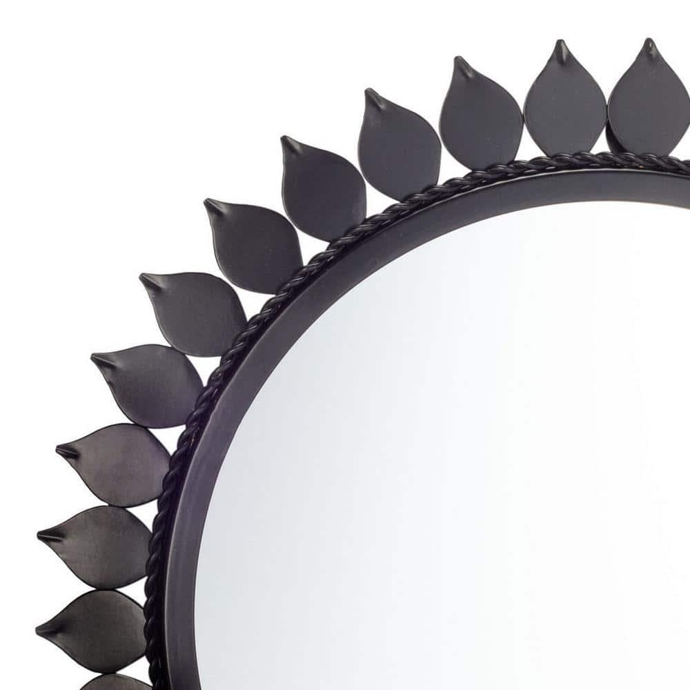 Nally Mirror - Matte Black - Safavieh
