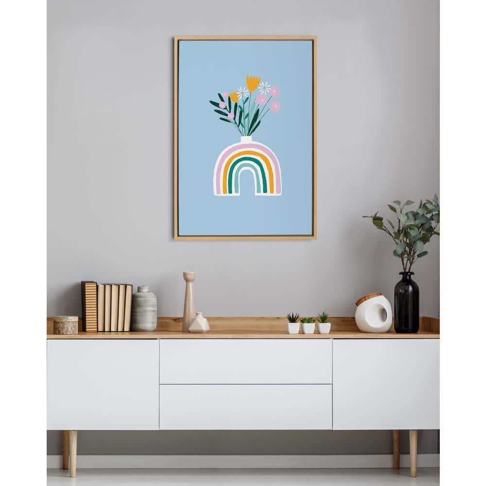 " Happy Flowers " by Duchess Plum (Aislinn Simmonds) Painting Print