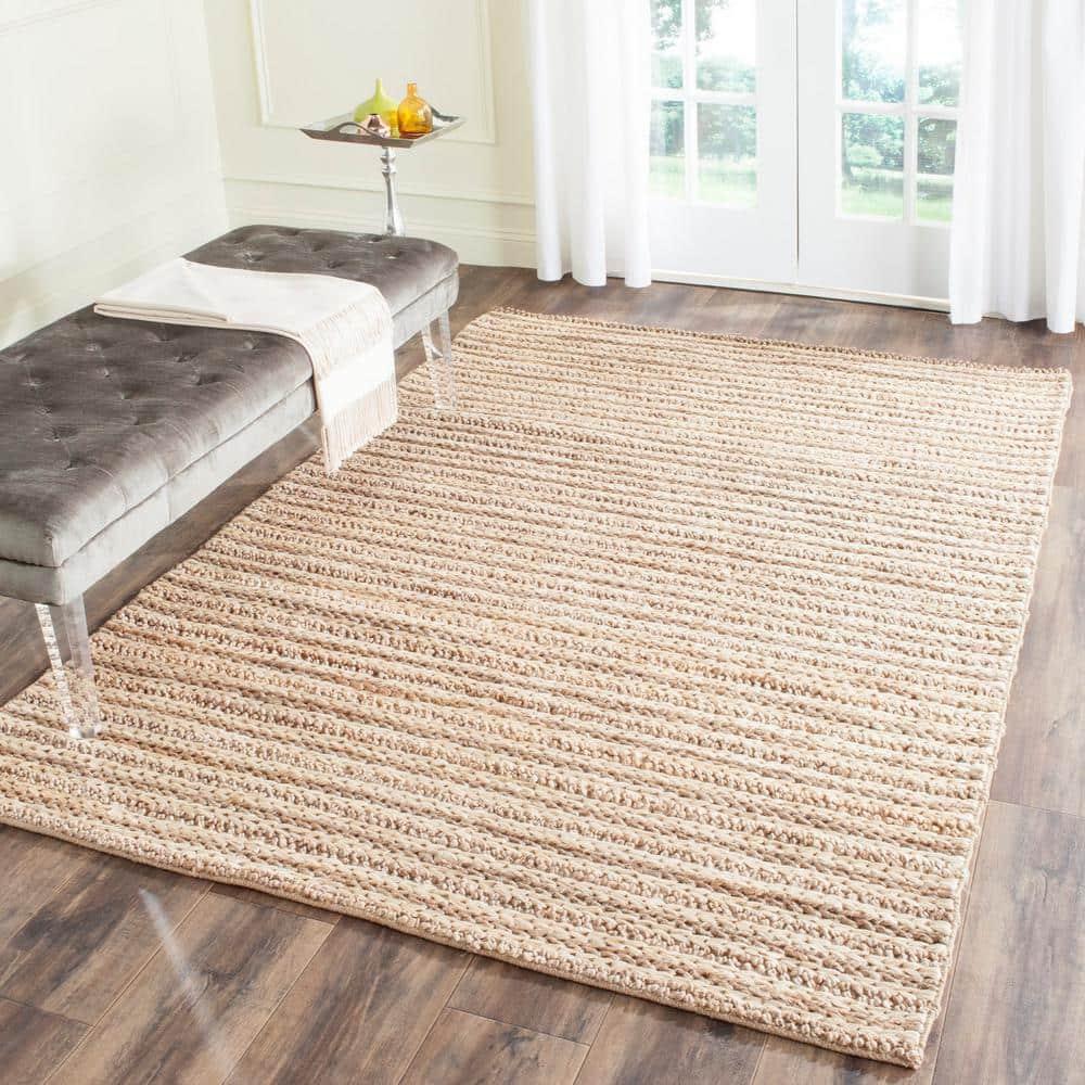 Natural Fiber NF653 Hand Woven Area Rug - Natural - 5'x8' - Safavieh.