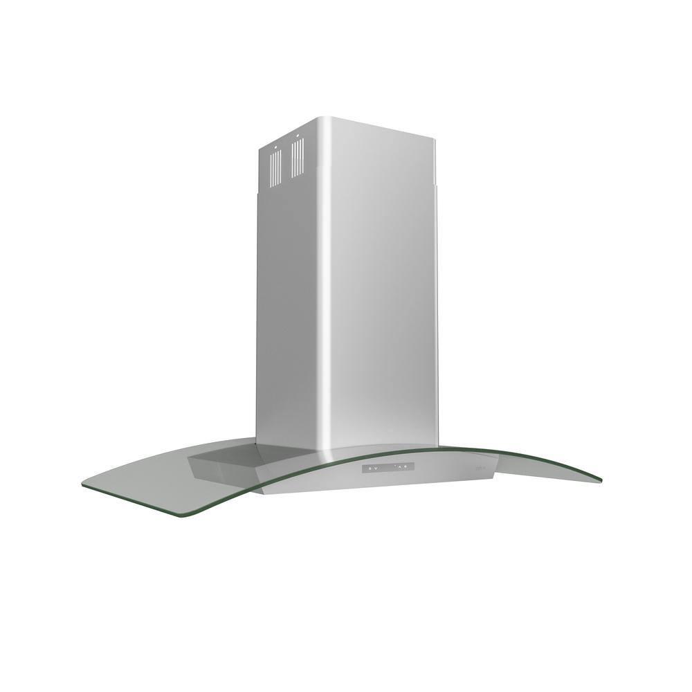 42" Milano 700 CFM Convertible Island Range Hood with Nightlight