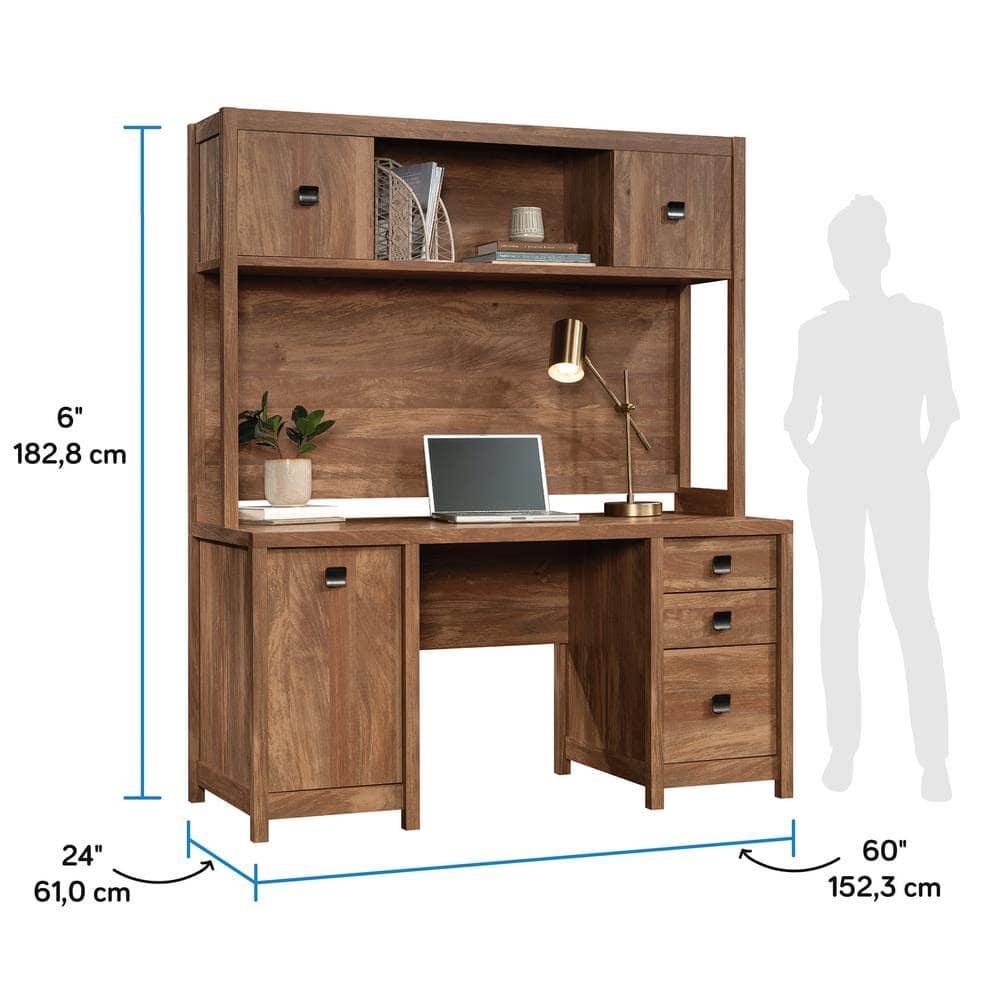 Gassin Comp Desk Hutch Ste, Sindoori Mango Finish