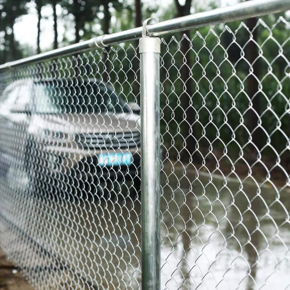 Silver Metal Border Fencing