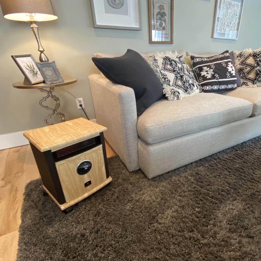 Heat Storm Heat Storm 1500 Watt 5200 BTU Electric High Efficiency Cabinet Space Heater with Adjustable Thermostat , Remote Included and with Digital Display
