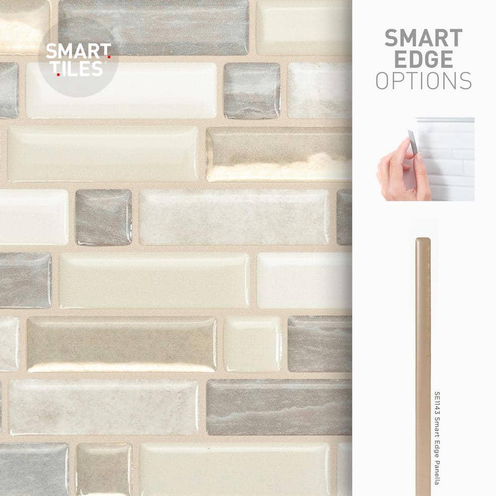 10.06'' W x 10.13'' L Gel Peel and Stick Mosaic Tile