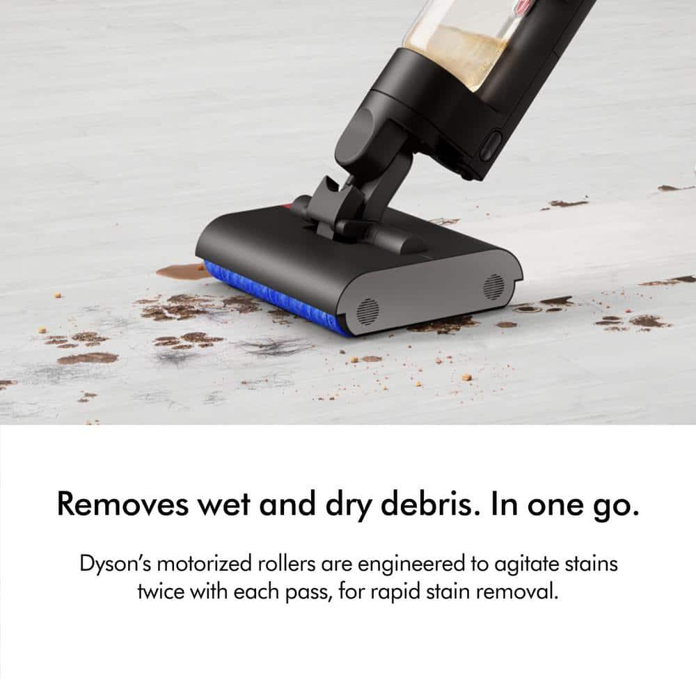 Dyson WashG1 Wet Cleaner Matte Black/Blue: Bagless, Battery-Powered, 4 Speeds, Hardwood & Hard Floor, 2-Year Warranty