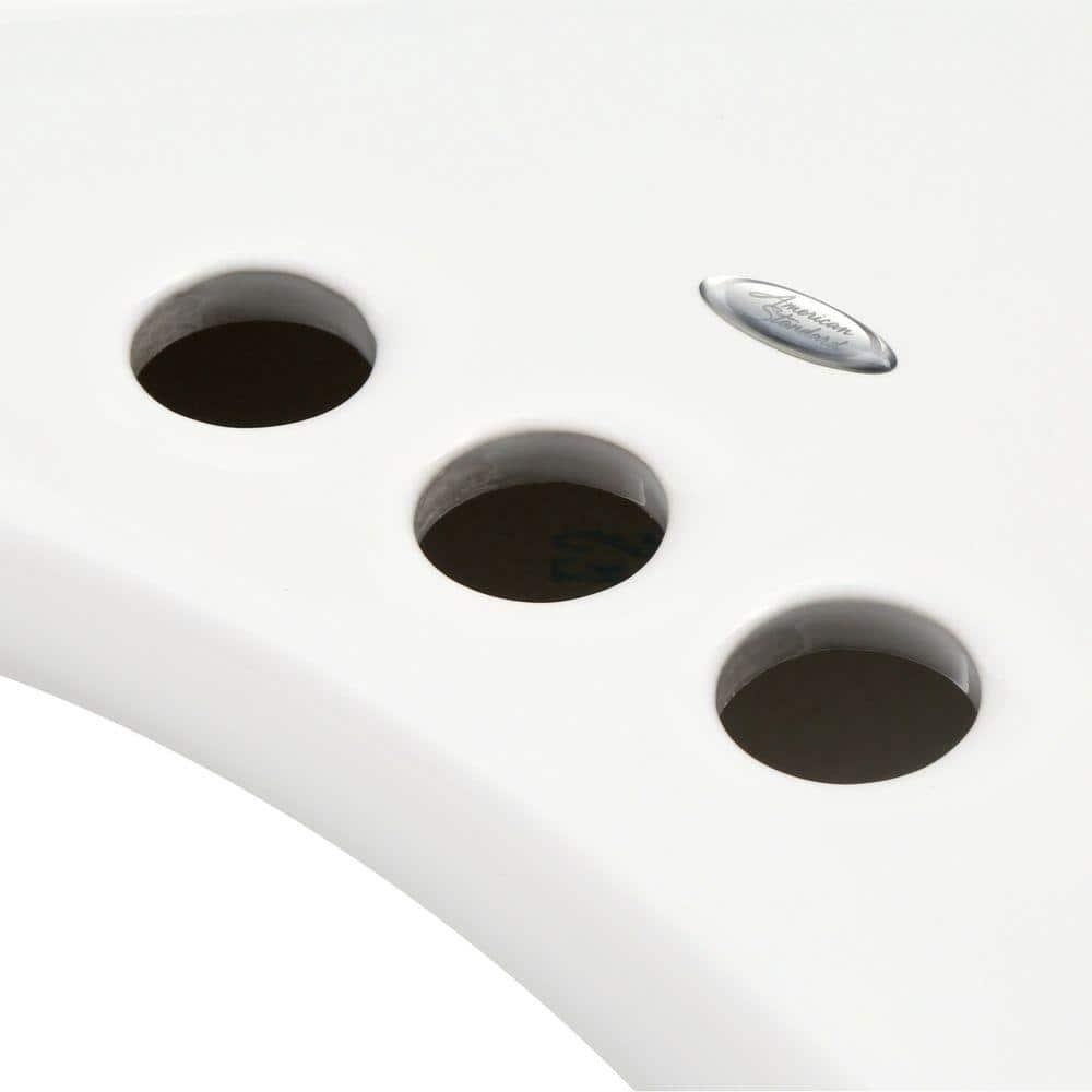 American Standard Cornice 15.5'' White Vitreous China Specialty Bathroom Sink with Overflow