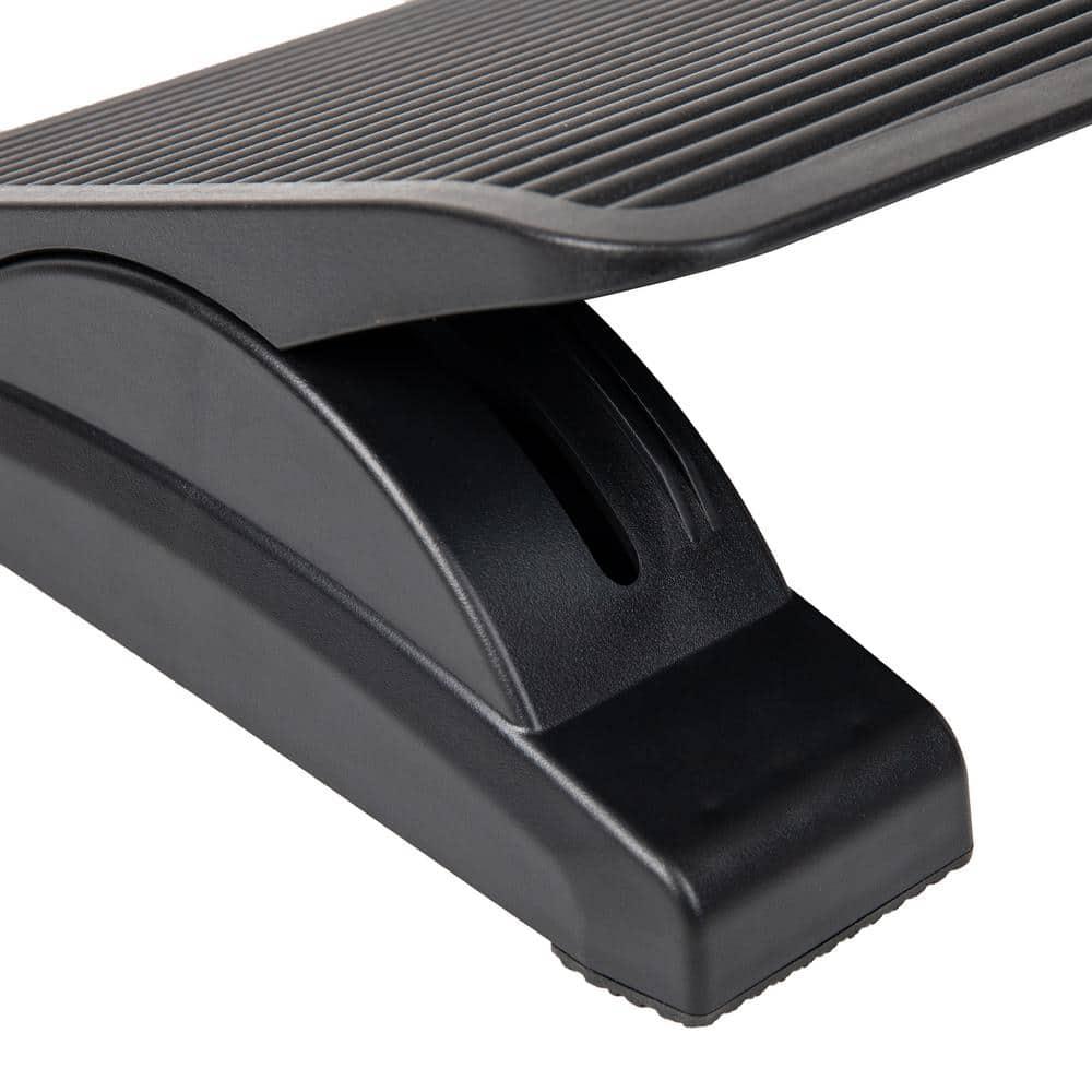 Mind Reader Foot Rest, Under Desk at Work, Ergonomic, Height Adjustable, Office, Plastic, 17.5"L x 13.5"W x 3.5"H