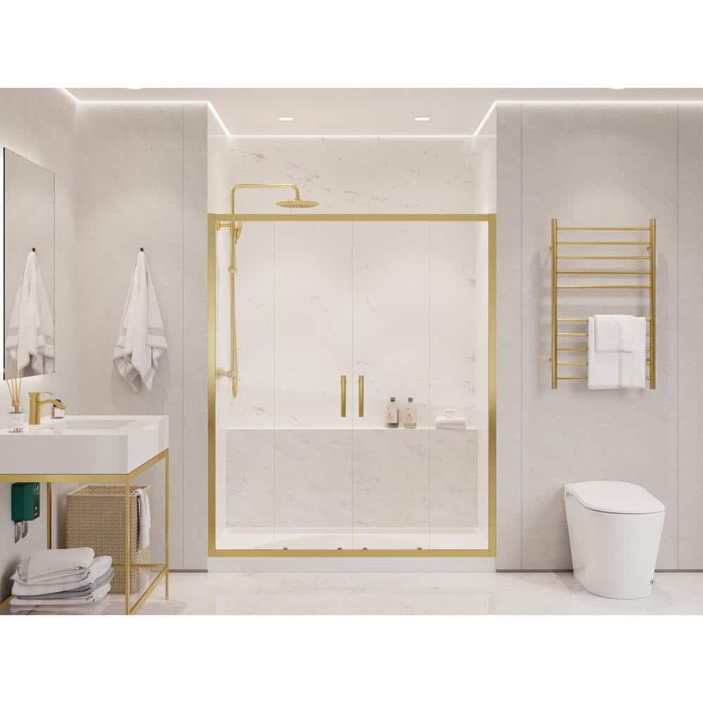 60" - 60.4" W x 70" H Framed Shower Door