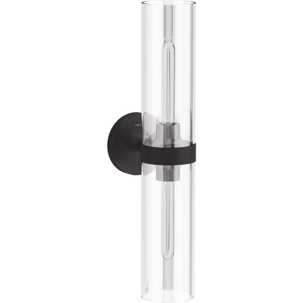 Purist™ 2 Light Indoor Bathroom Vanity Light Fixture, UL Listed