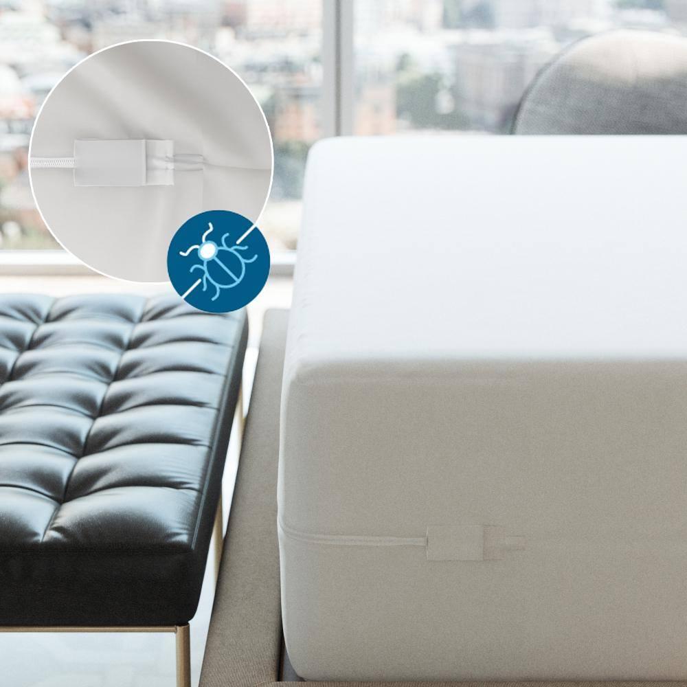 Bargoose Home Textiles Bargoose BedBug Solution 6 Gauge Heavy Duty Vinyl Zippered Mattress Protector