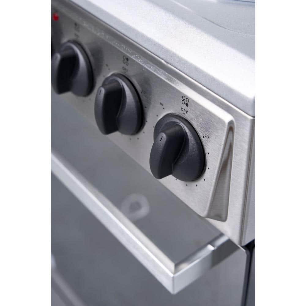 Premium Levella 24" Freestanding Electric Range with 4 Burners and 2.6 Cu. Ft. Oven Capacity