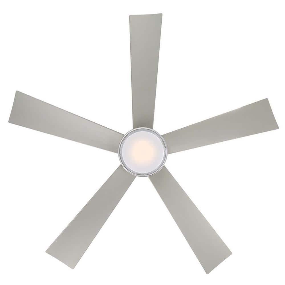 Wynd 5 - Blade Outdoor /Indoor Smart Ceiling Fan with Remote Control and LED Light Kit Included