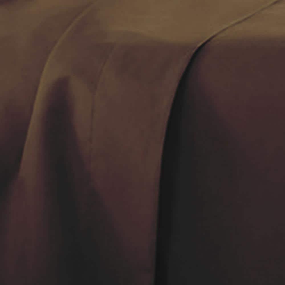 Comfort Canopy - 6 Piece Solid Chocolate Microfiber Bed Sheets for California King Beds