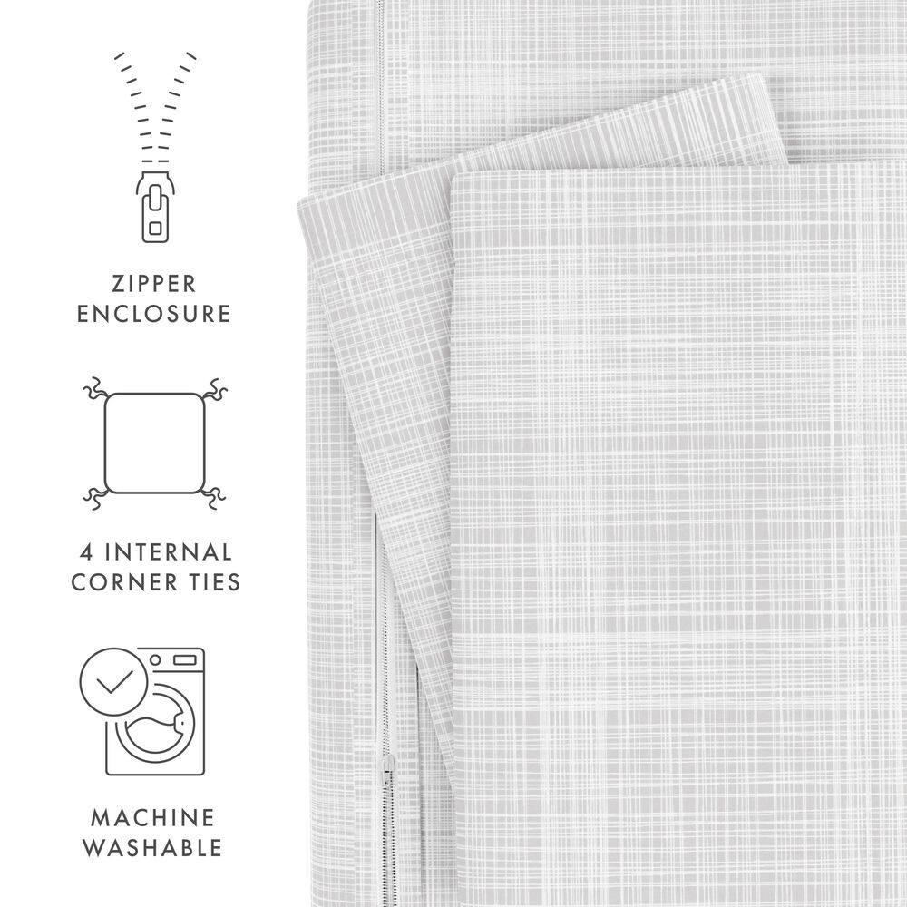 Becky Cameron Becky Cameron Plaid Duvet Cover Set