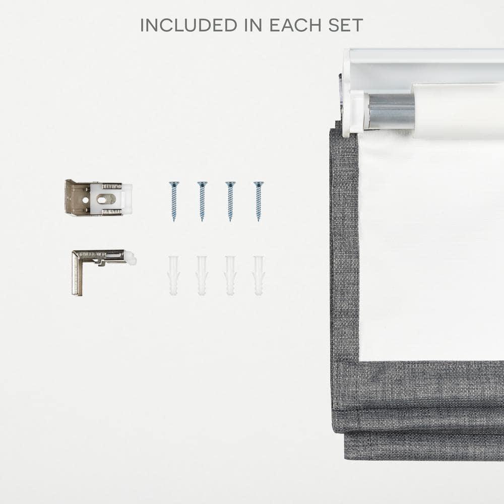 Amalgamated Textiles Montague Trellis Blackout Roman Shade