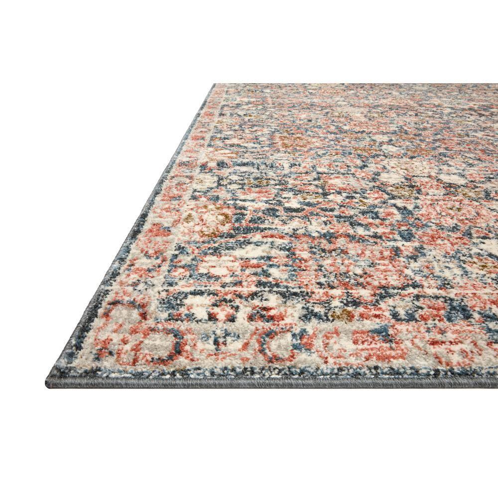 Loloi II Saban SAB-03 Oriental Navy / Rust Area Rug 5'-3" x 7'-6"