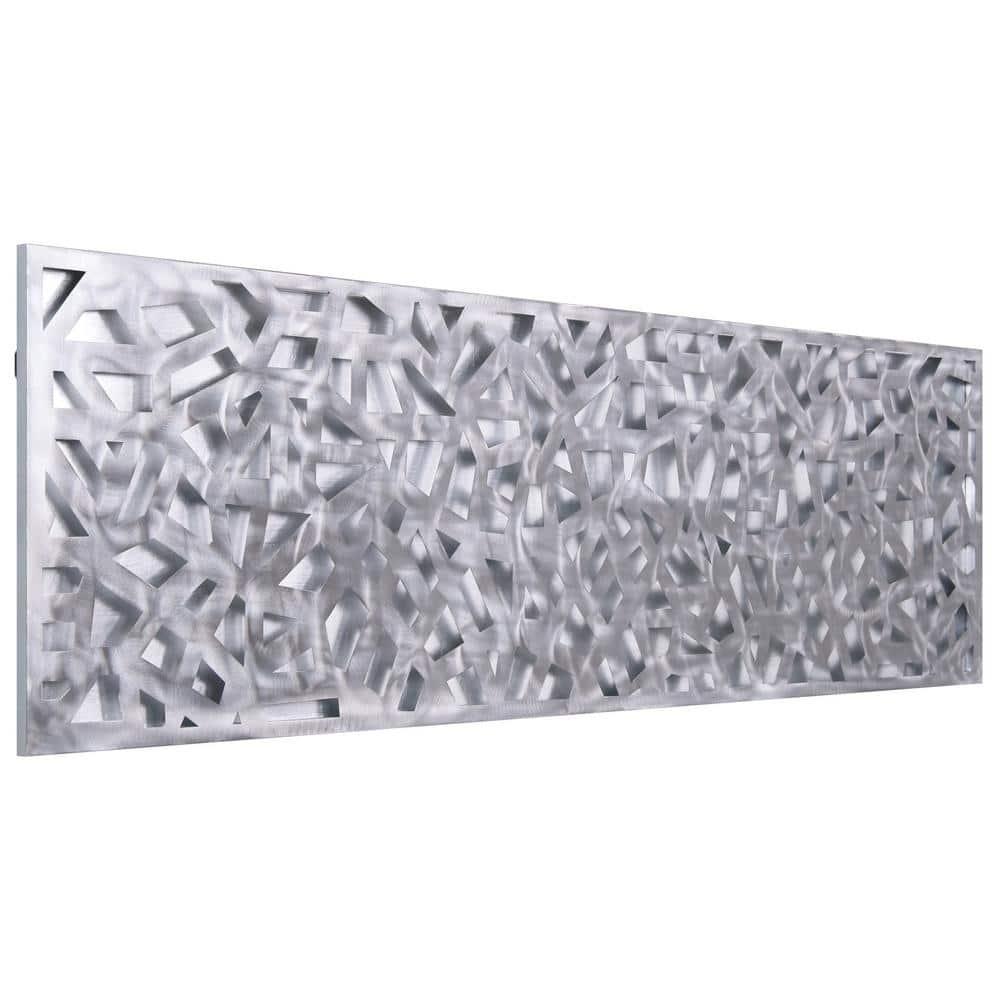 Empire Art Direct Radiant Fusion Leaf encased on a 3D Polished Steel Abstract Metal Wall Art