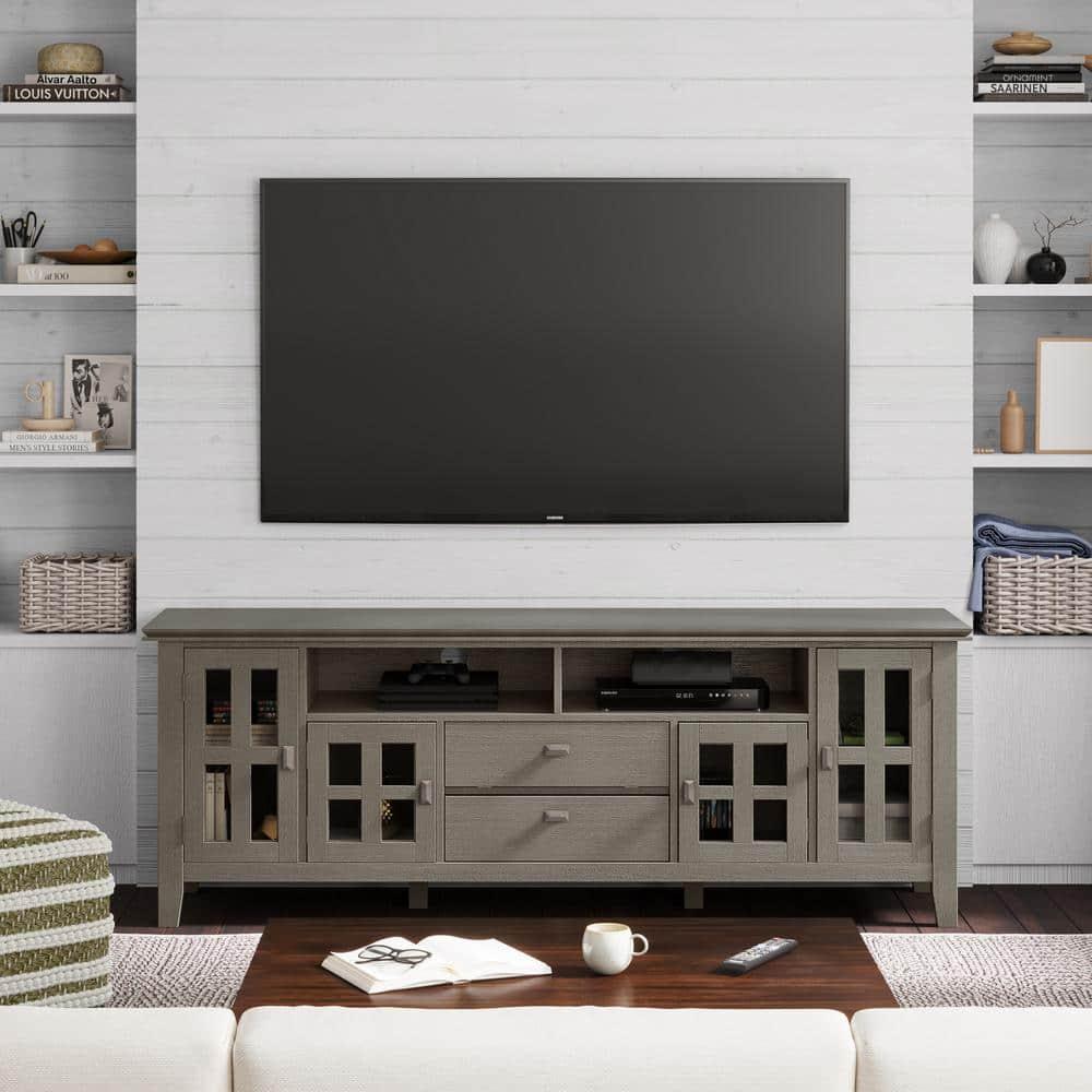 Simpli Home Artisan SOLID WOOD TV Media Stand