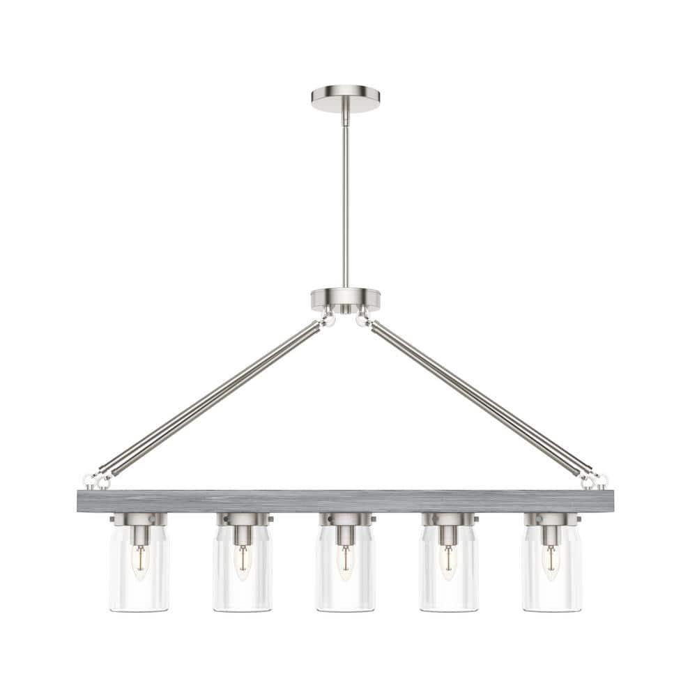Devon Park 5 - Light Kitchen Island Linear Pendant