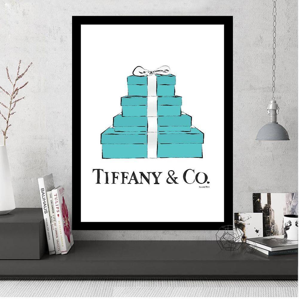 High Fashion Glam Gift Boxes Framed Print