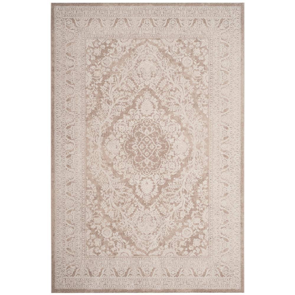 Reflection RFT668 Power Loomed Indoor Area Rug - 5'1"x7'6" - Beige/Cream - Safavieh