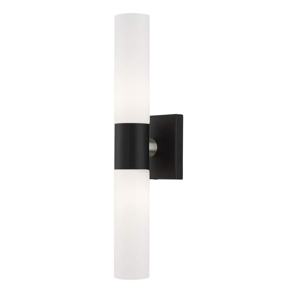 Livex Lighting Black ADA 2-Light Vanity Sconce