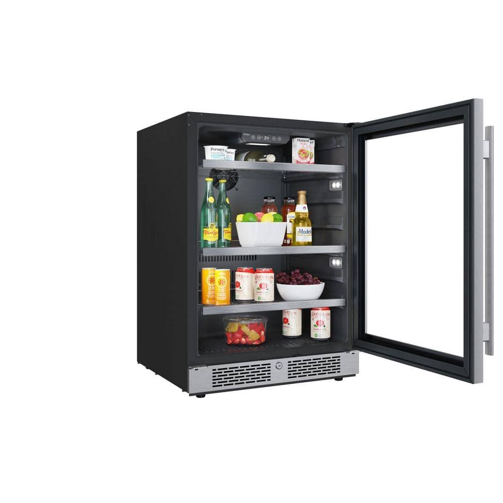 Avallon Abr242rh 24" Wide 140 Can Energy Efficient Beverage Center - Panel Ready Solid