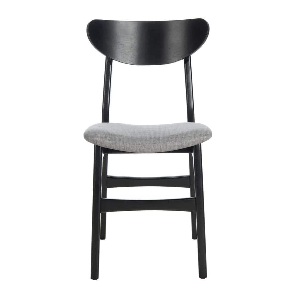 Lucca Retro Dining Chair (Set of 2) - DCH1001 - Black/Grey - Safavieh