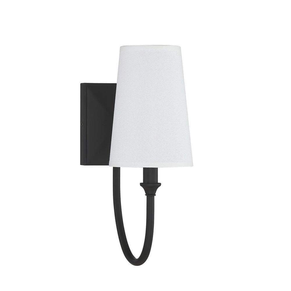 Savoy House Cameron 1 - Light Wall Light in  Matte Black