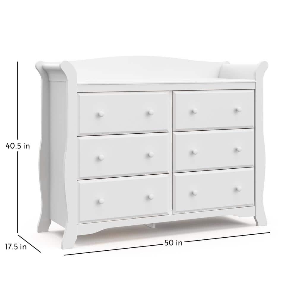 Avalon 6 Drawer Double Dresser