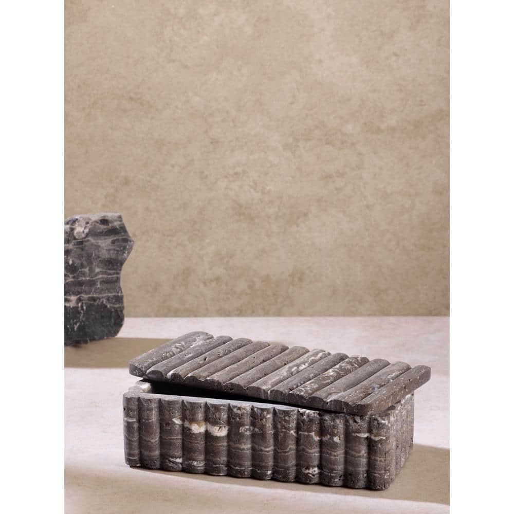 Cuba Travertine Decorative Box