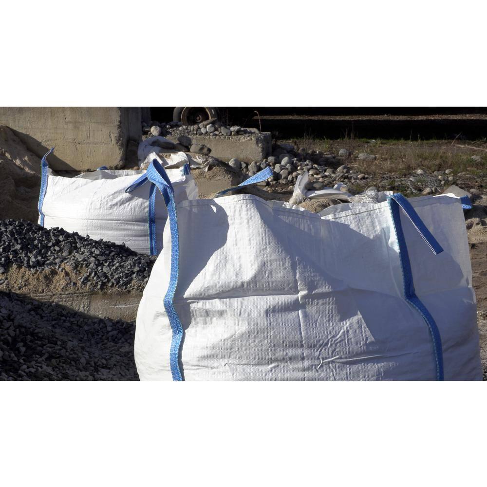 DuraSack 200-Gallon White Heavy Duty Polypropylene Construction Bag